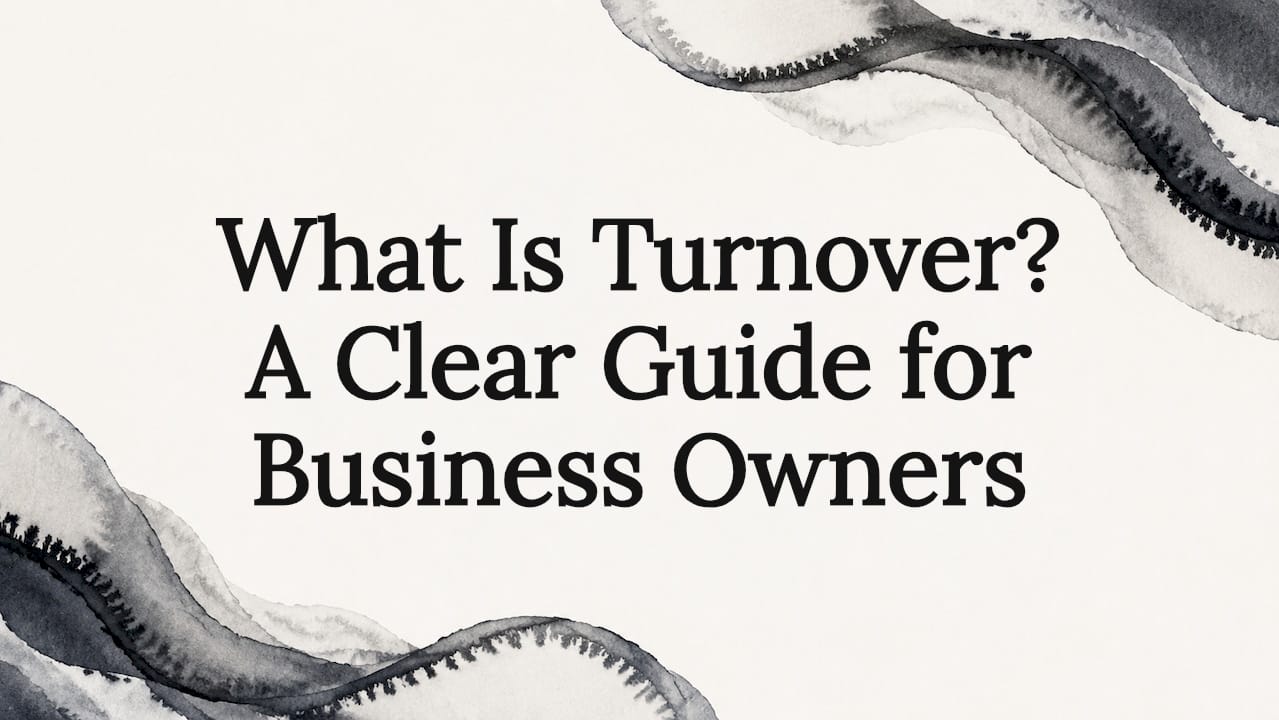 Decorative title card for turnover article