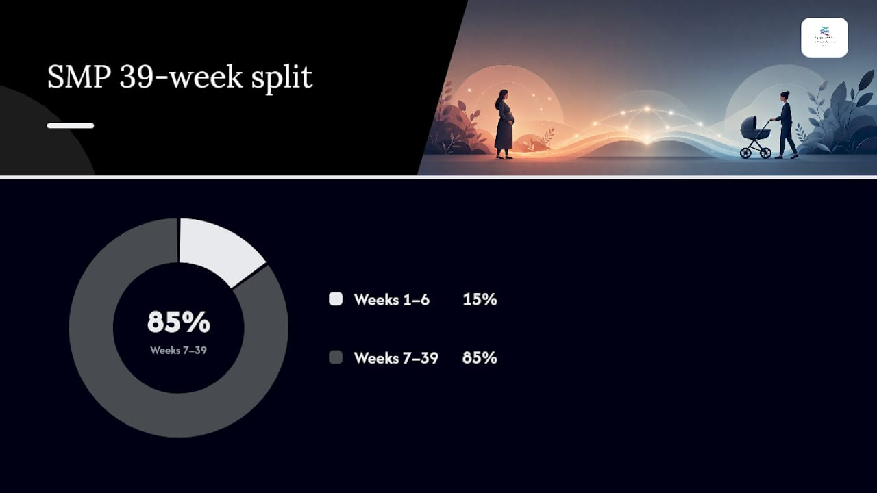 39-week SMP payment timeline