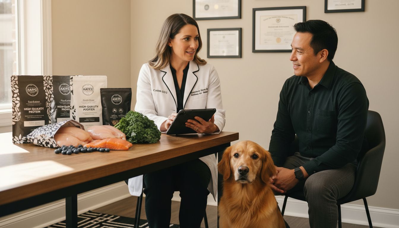 premium dog food meeting