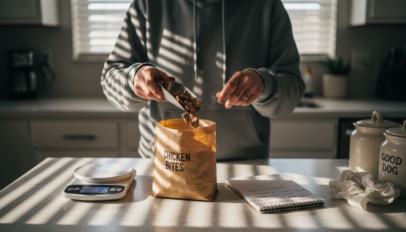 Measuring and portioning freeze-dried food