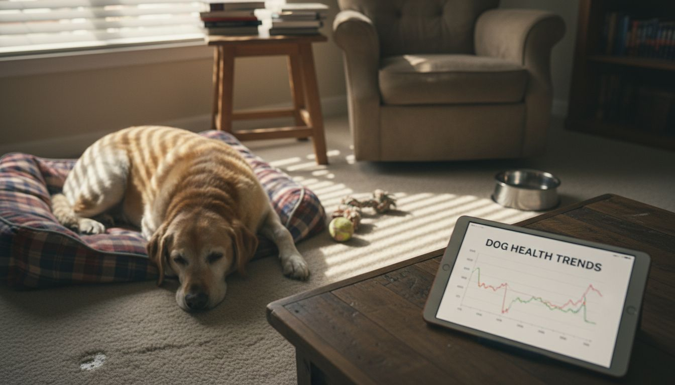 Dog resting, effects of poor nutrition