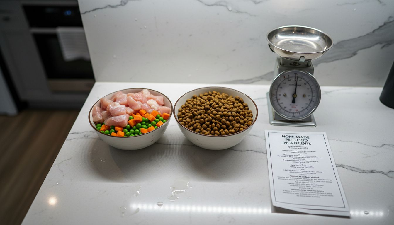Comparison of fresh and standard dog food bowls