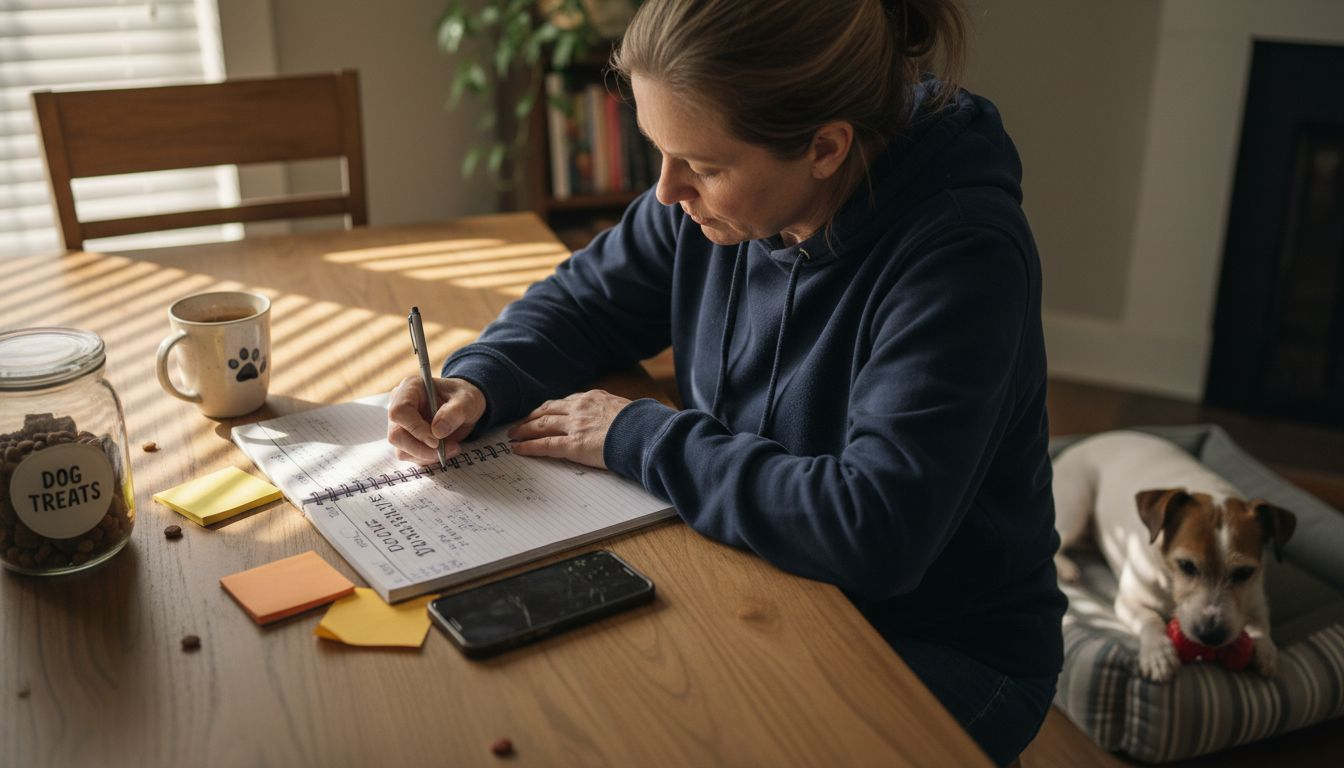 Owner tracking dog digestive health in journal