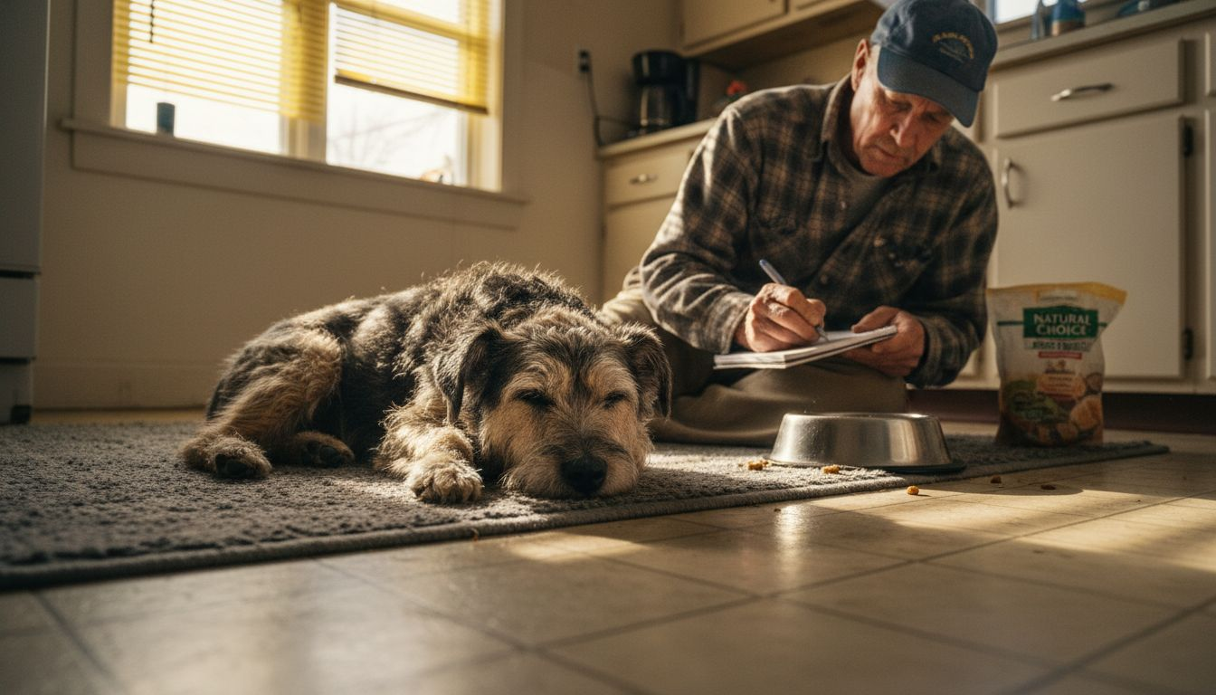 Owner tracking dog’s digestive symptoms