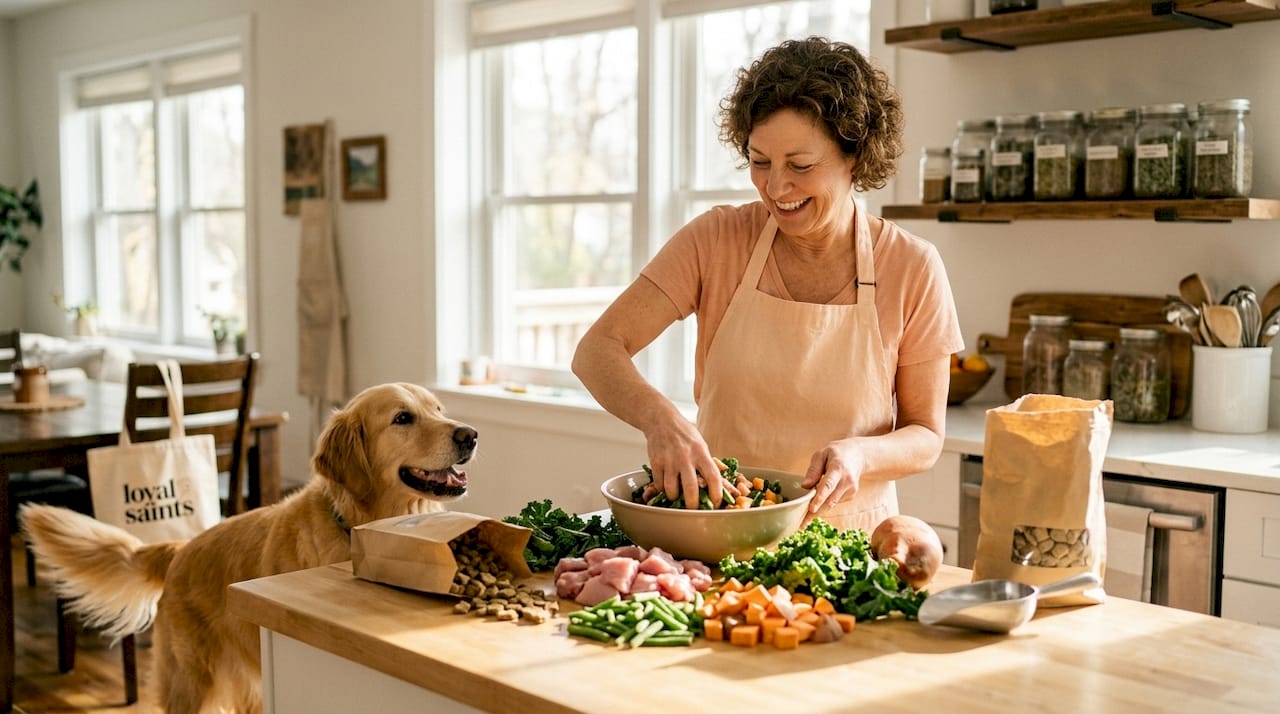 Natural ingredients for freeze dried dog food
