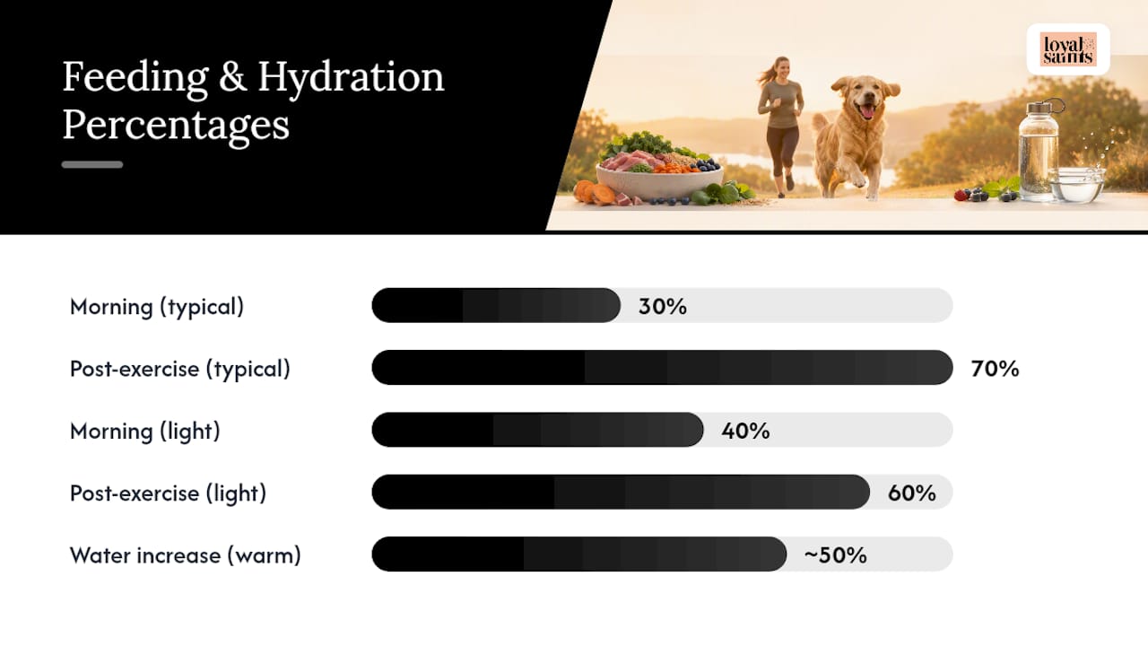 How should you handle portions, meal timing, and hydration on training days? — overview diagram