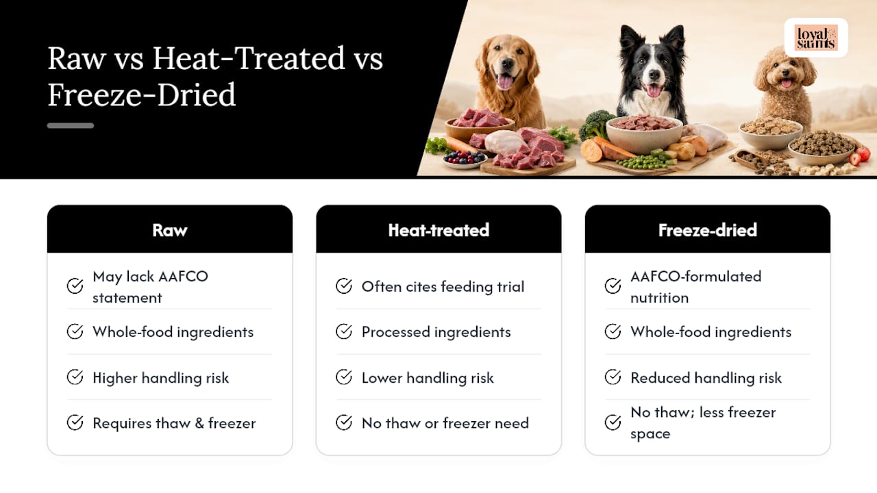 Choosing Between Raw and Heat-Treated: An Editorial Take — overview diagram