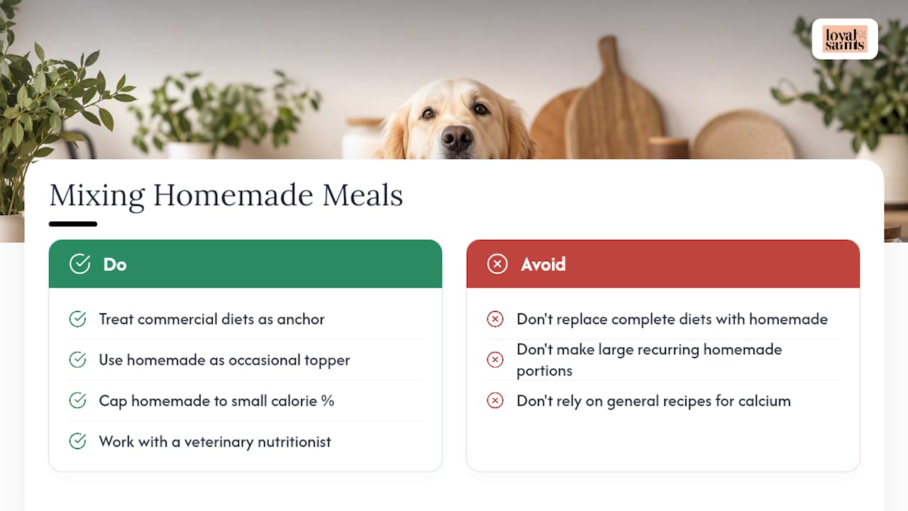 Can You Mix Homemade Meals Into a Rotation? — overview diagram