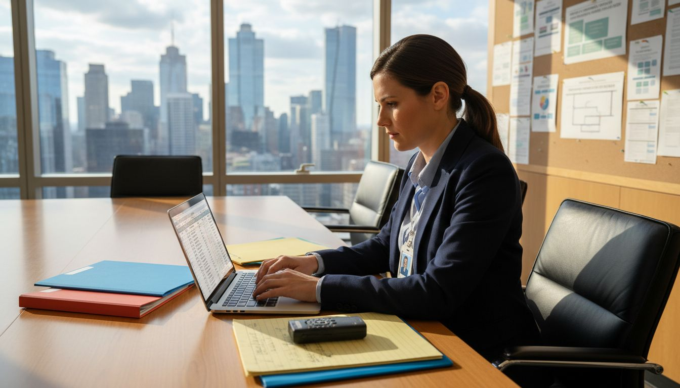 Compliance officer documenting gambling keyword restrictions