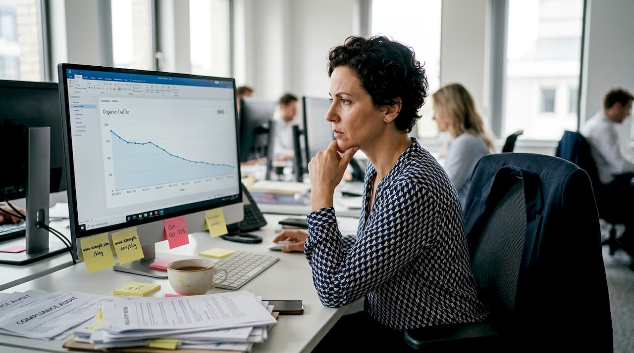 iGaming marketer observes sudden traffic drop