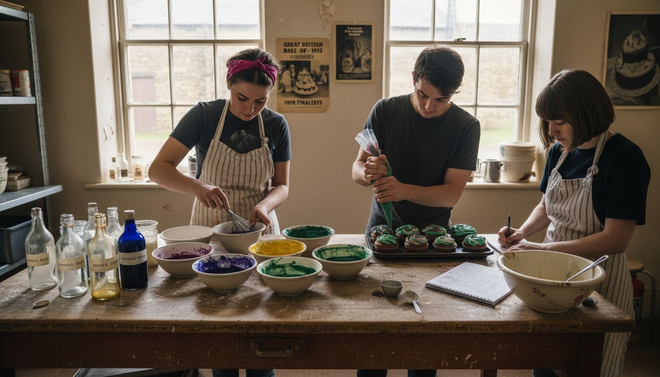 UK bakers experimenting with bold colours