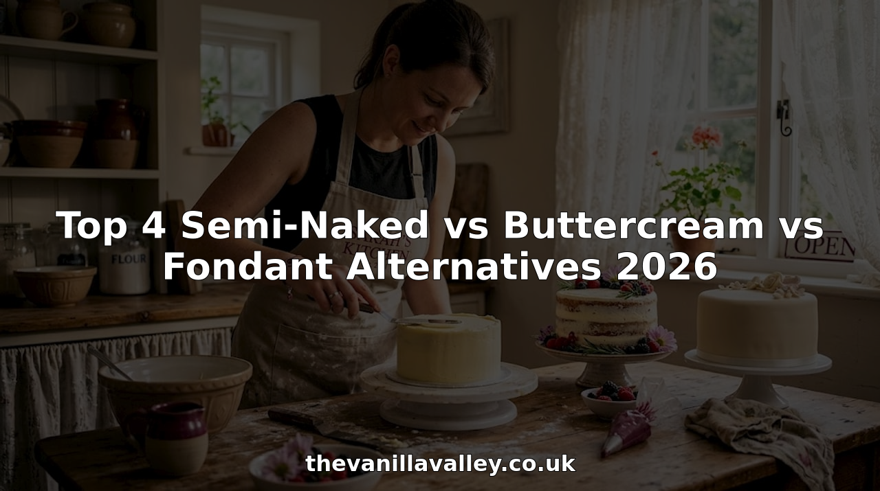 Cake decorator working with various cake coverings