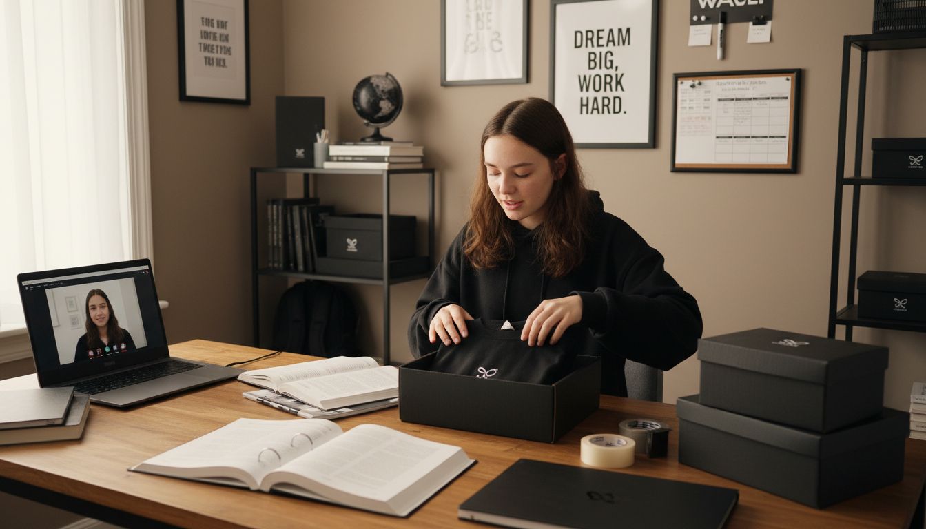 teen multitasking hustle