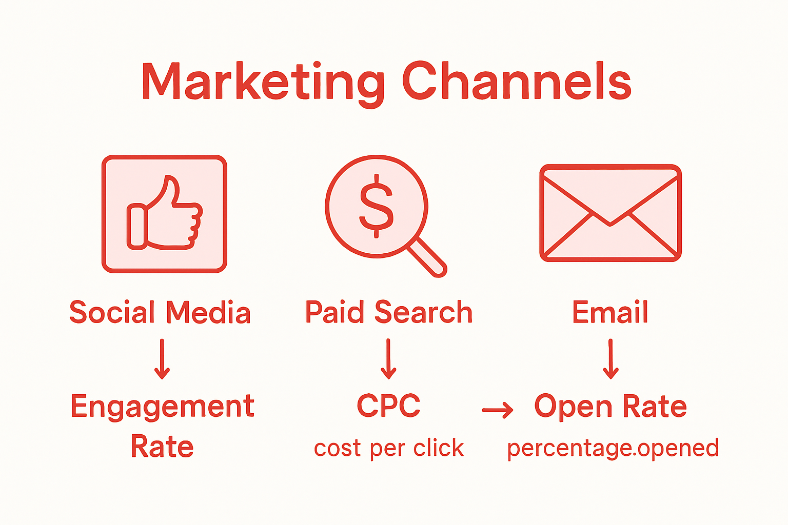 Infographic on jargon by marketing channel