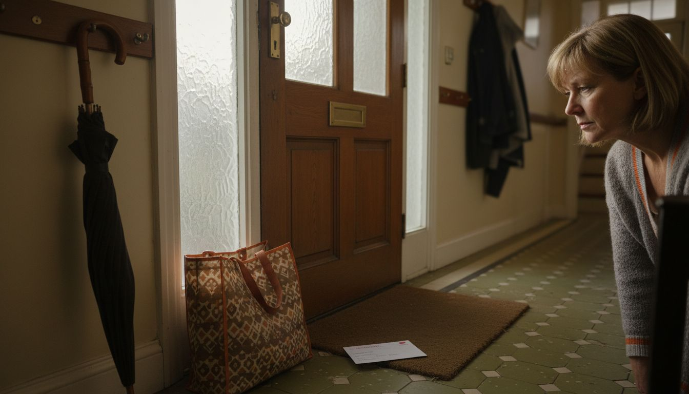 Woman checking British Standard approved door lock