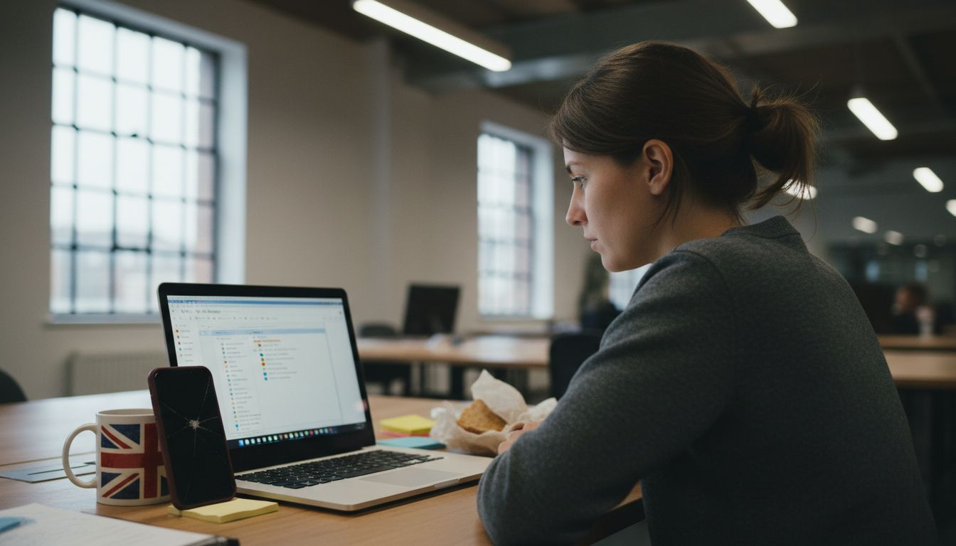 Coworking space PPC tracking setup scene