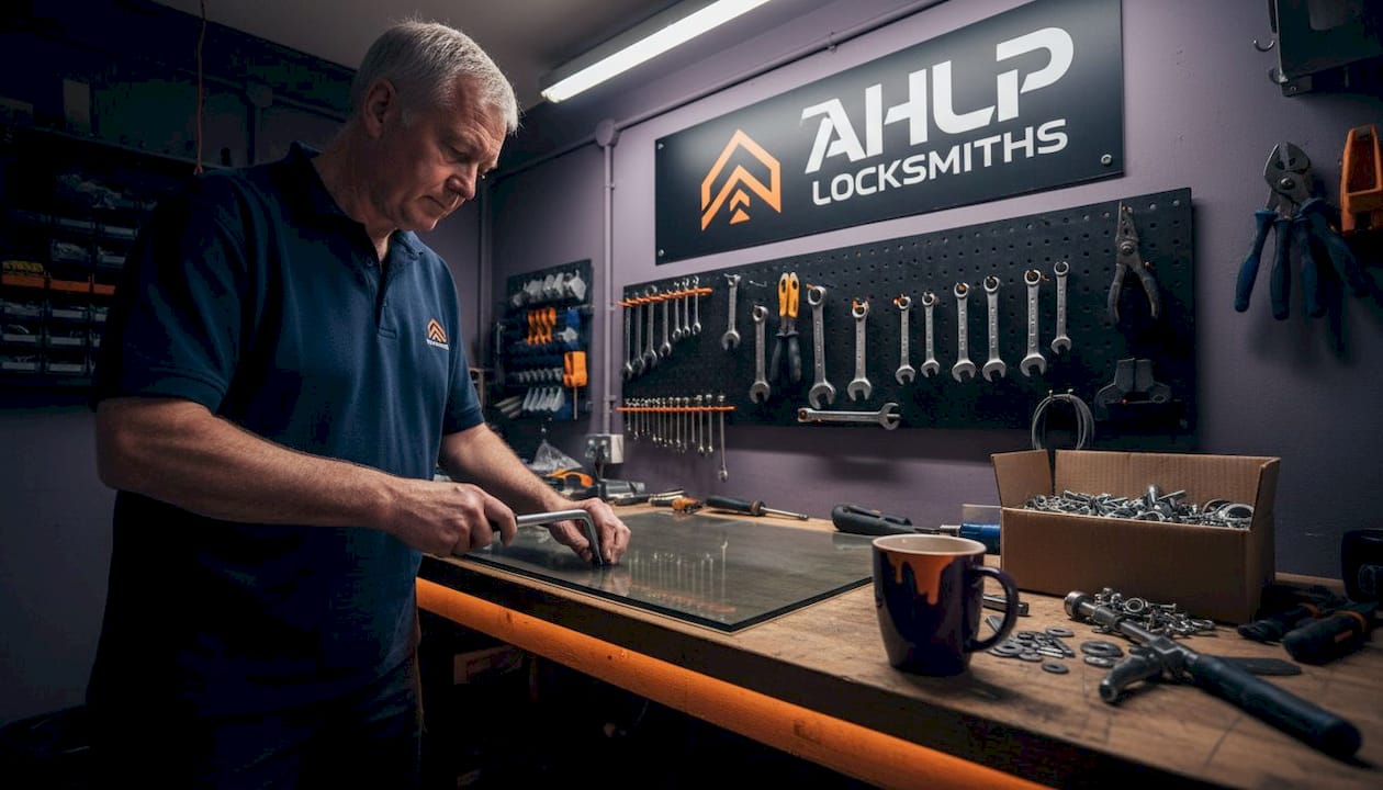 Locksmith testing laminated window glass