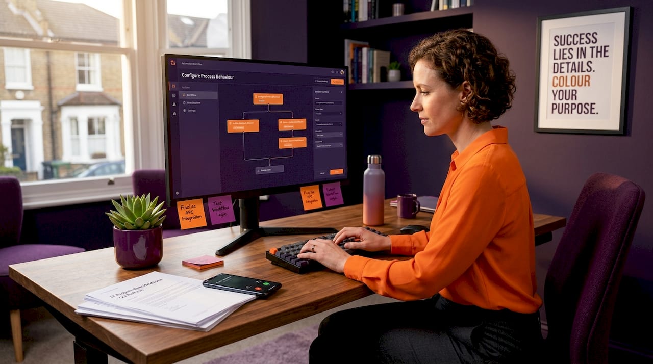 IT manager managing automated security workflows