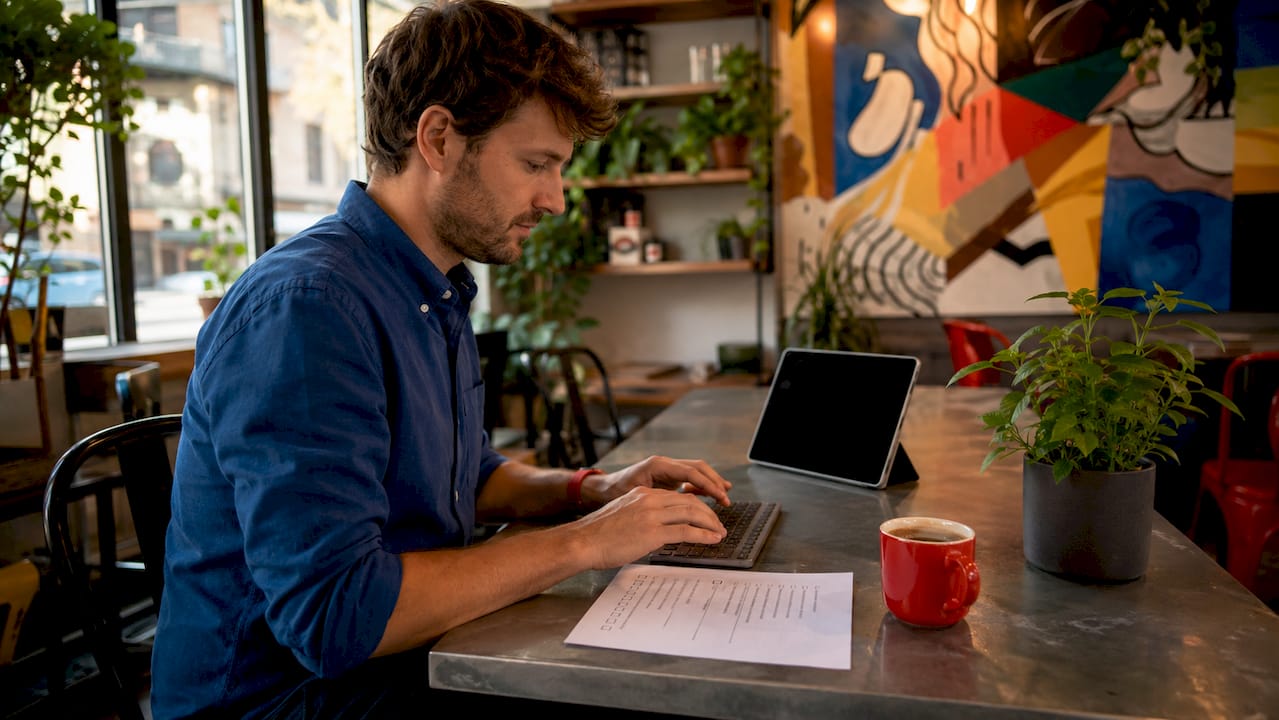 Hands checking business listing workflow steps