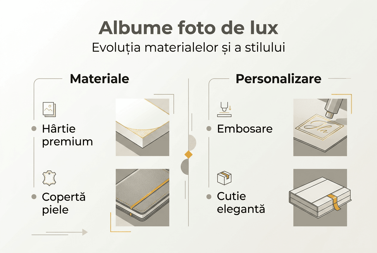 Infografic: Cum s-au transformat albumele foto de lux de-a lungul timpului