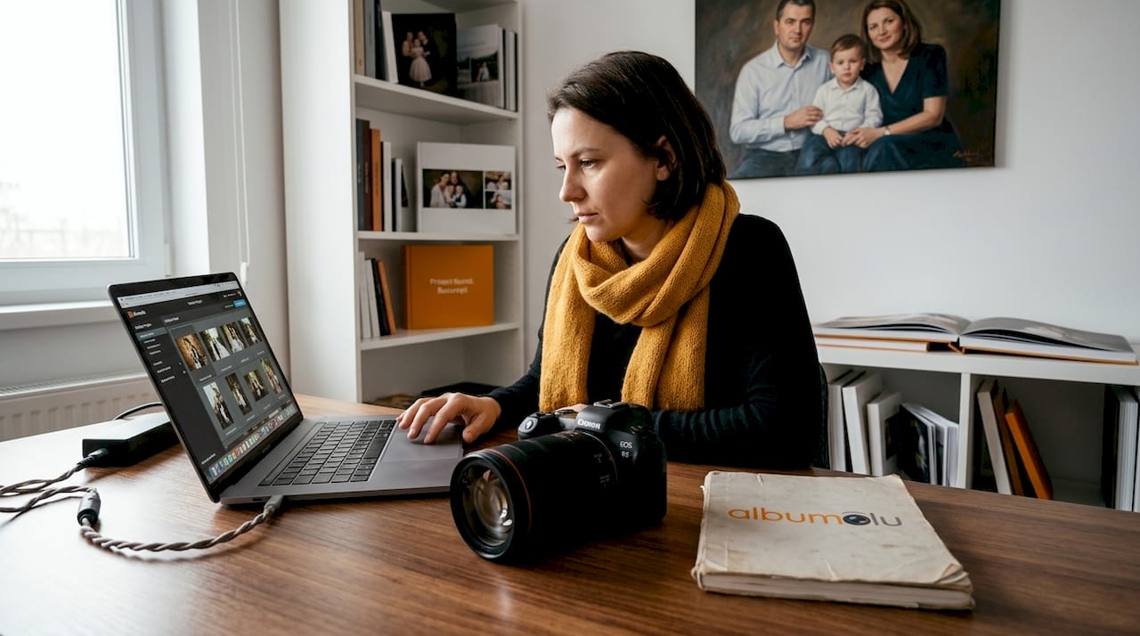 Workflow editare fotografie pentru albume foto premium