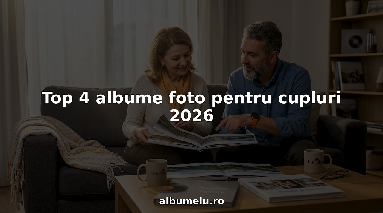 Top 4 albume foto pentru cupluri 2026