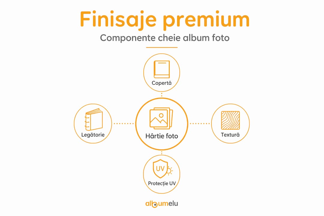 Infografic: Ce elemente definesc finisajele premium ale unui album foto