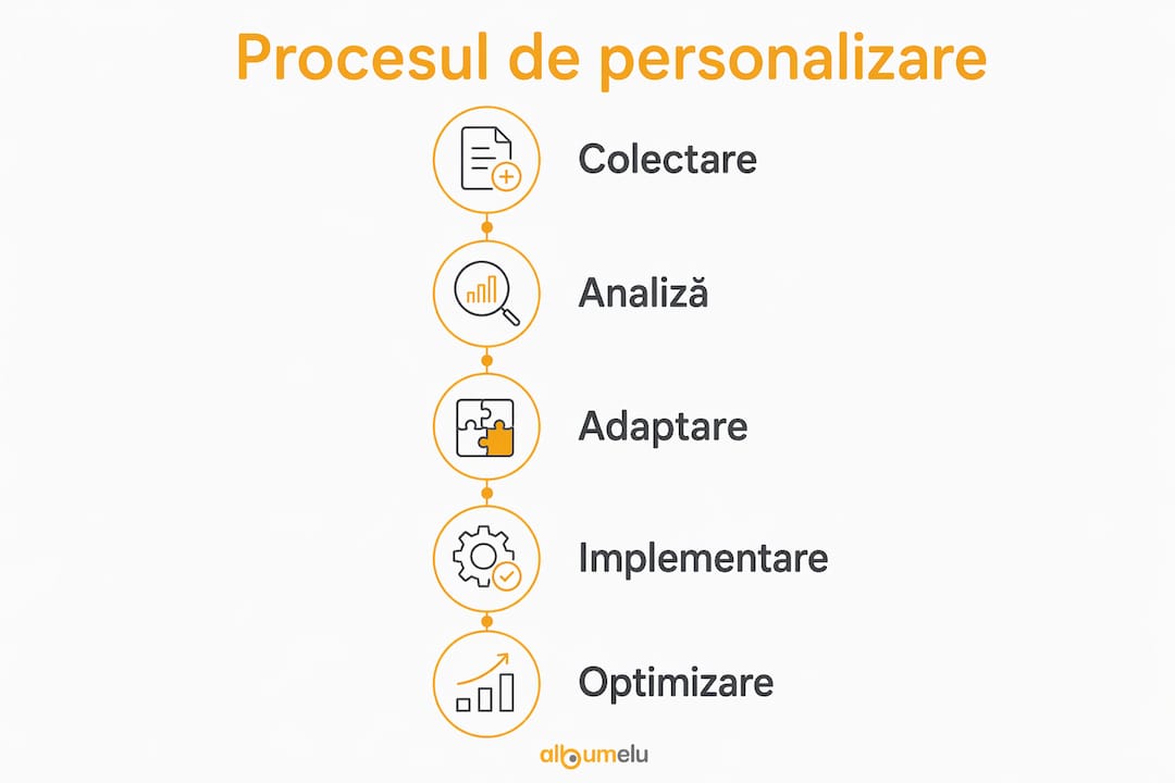 Infografic: cum arată, pas cu pas, procesul de personalizare integrală