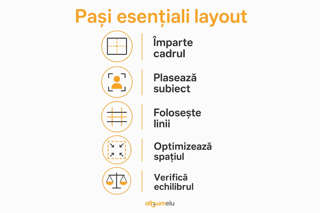 Infografic: etapele-cheie pentru compoziția perfectă în fotografia de peisaj