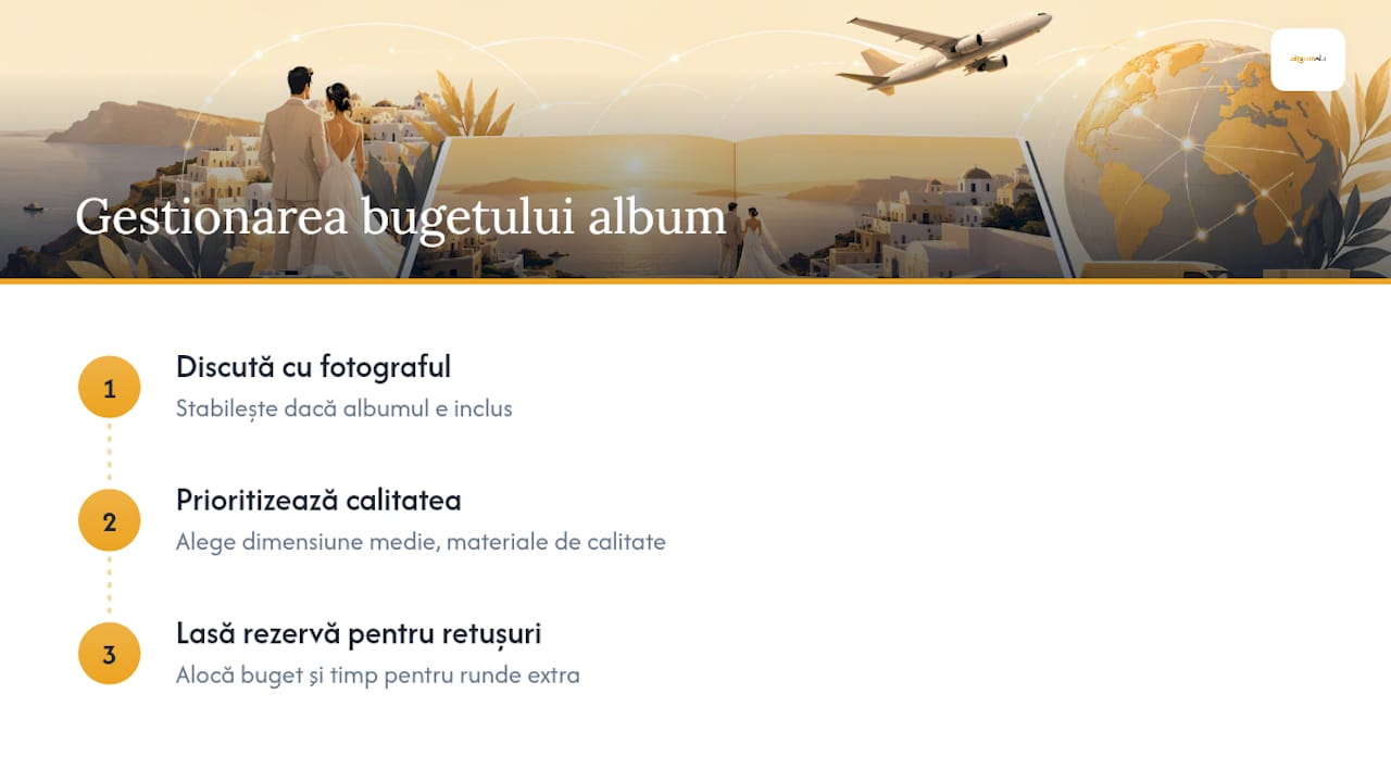 Cum gestionezi bugetul pentru album într‑o nuntă în destinație — overview diagram