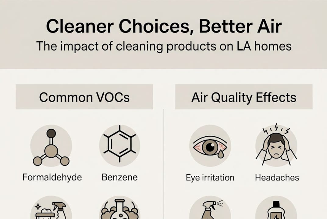 Infographic on VOCs and air quality impacts