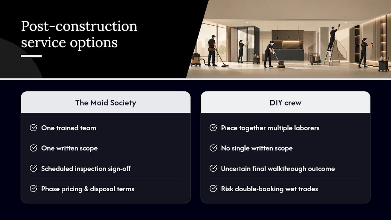How The Maid Society Can Help in Los Angeles — overview diagram