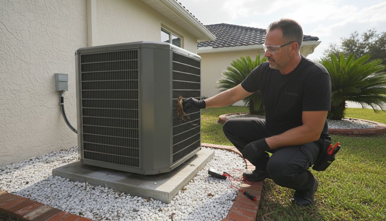 condenser unit inspection