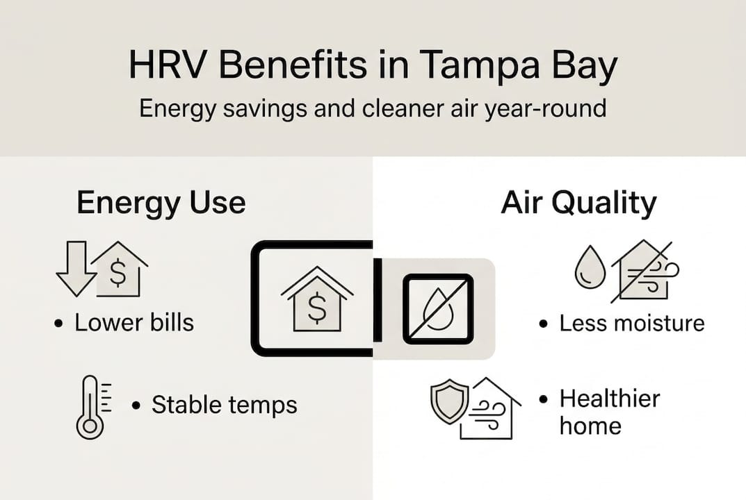 Infographic shows energy and air quality benefits of HRVs