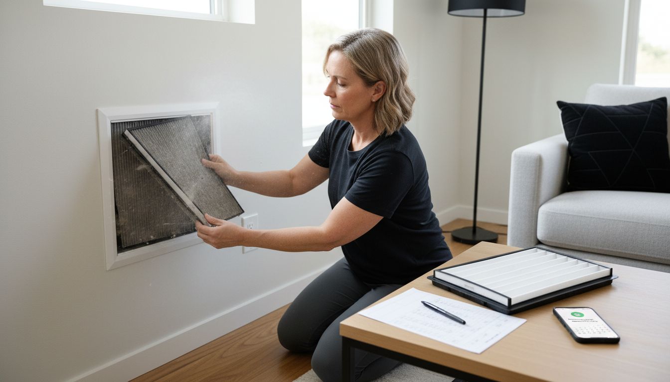 replace dirty air filter