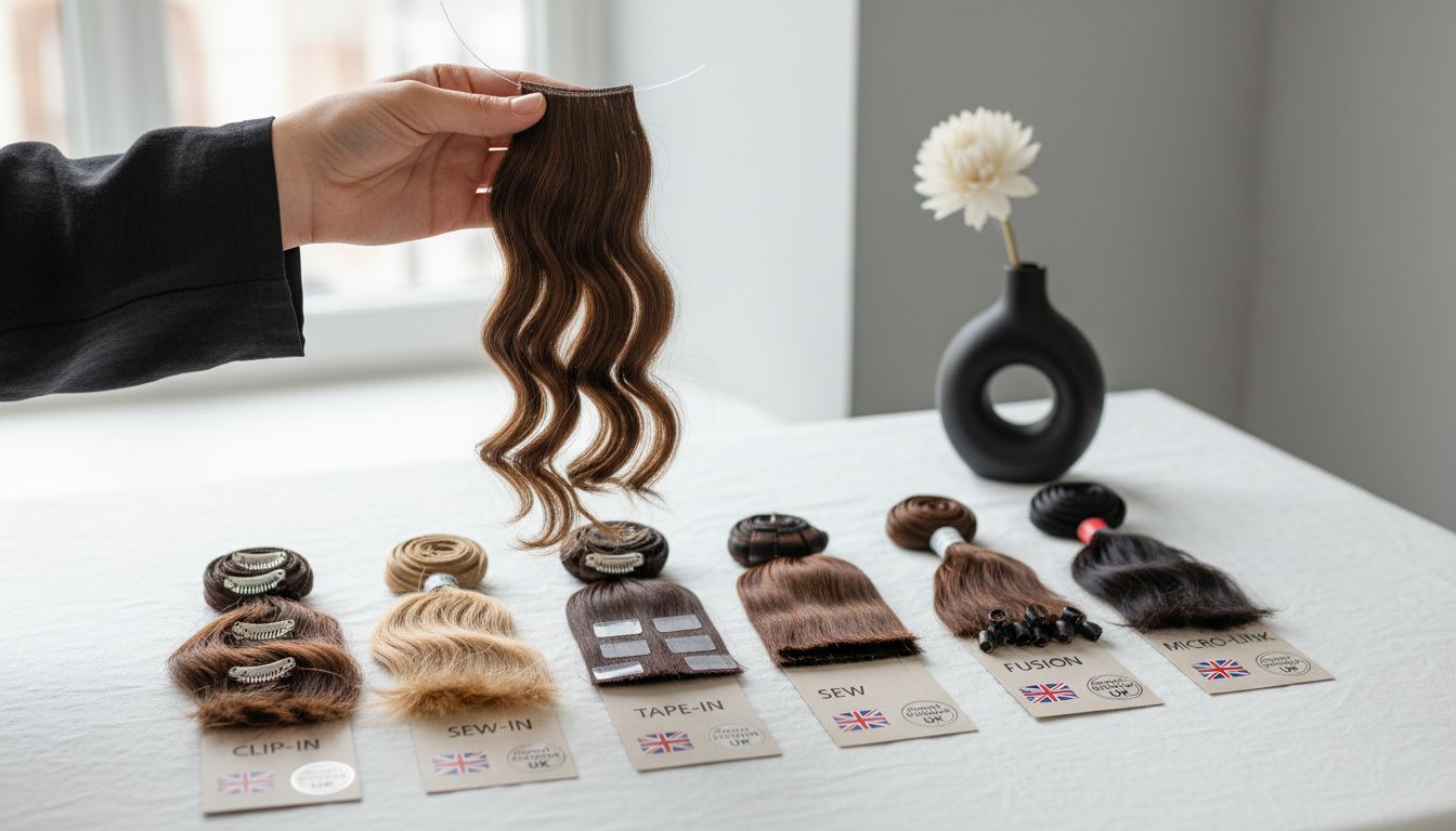 types hair extensions uk