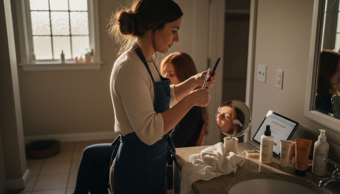 Stylist blending extensions for seamless finish