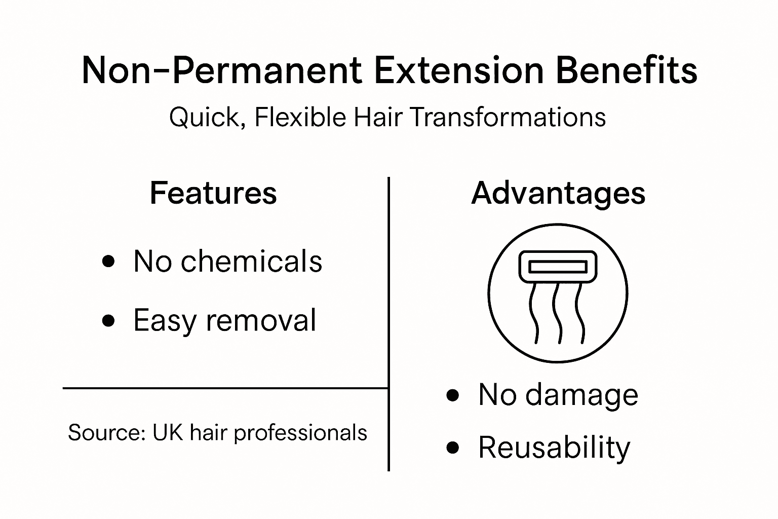 Infographic on benefits of non-permanent extensions