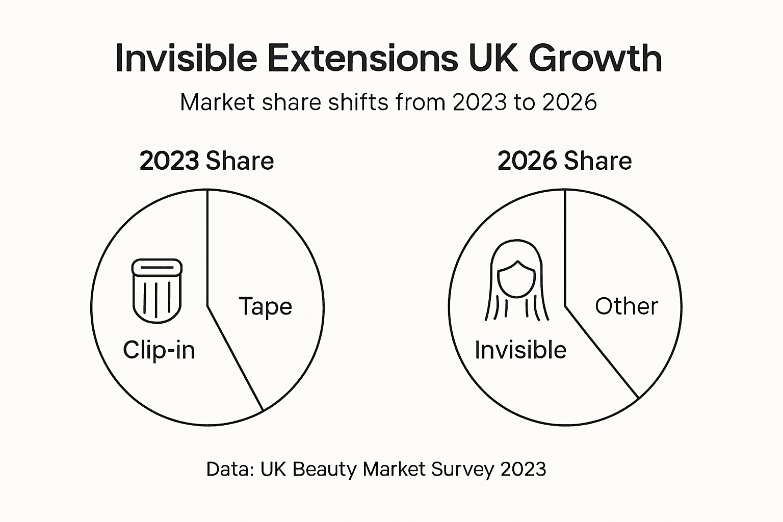 Infographic on UK invisible extensions market growth
