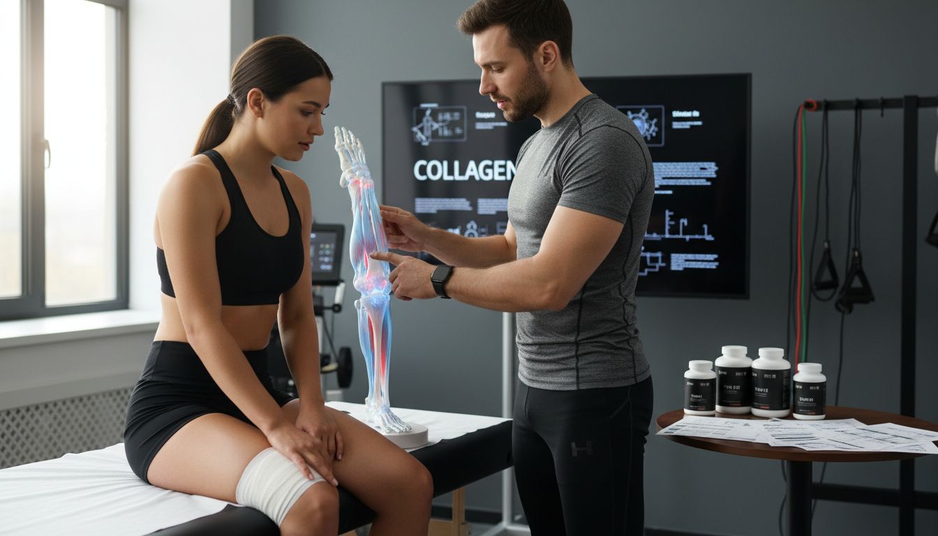 Trainer explains collagen for muscle recovery