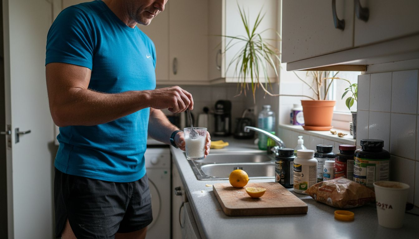 Preparing collagen drink with vitamin C