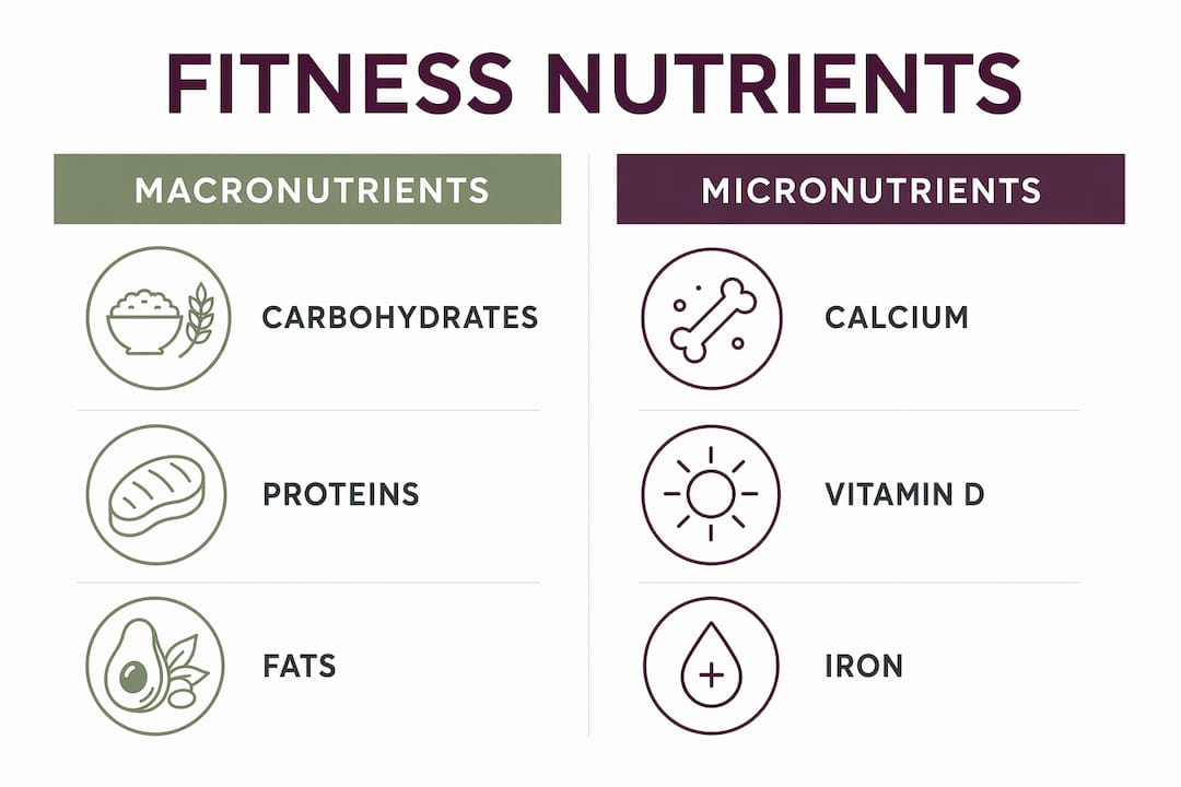 Infographic comparing macro and micronutrients