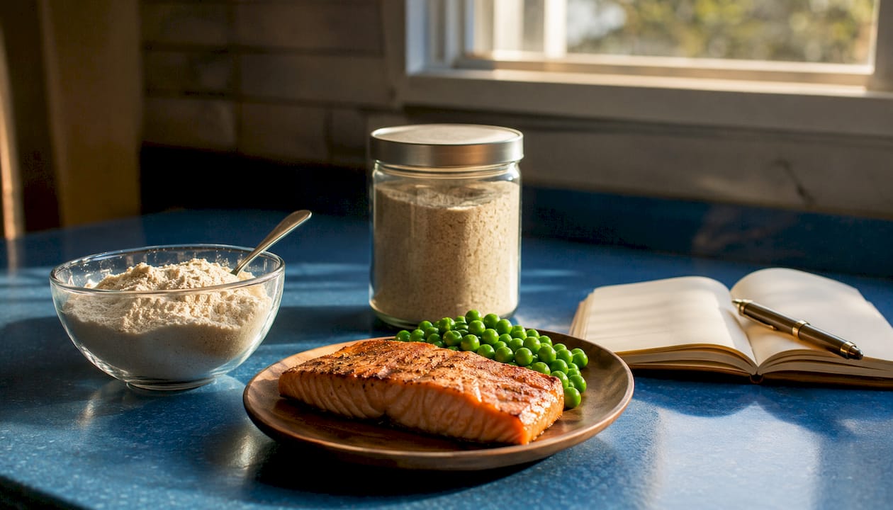 Variety of animal and plant protein sources