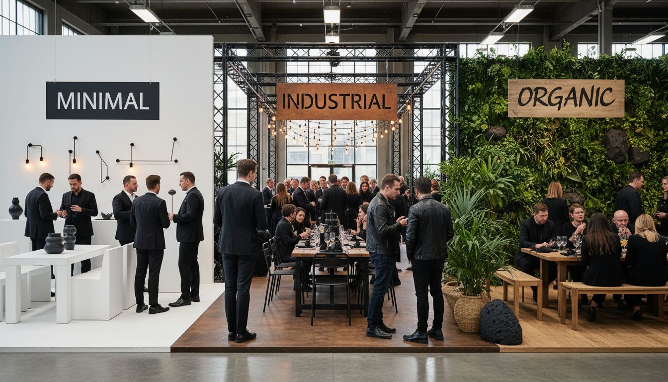 estilos diseño eventos