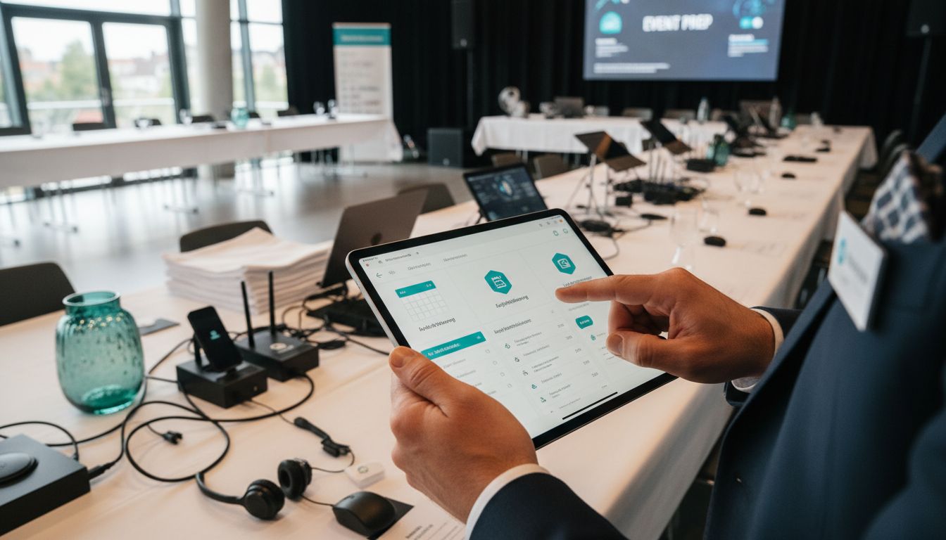 digitale Ressourcenplanung Event