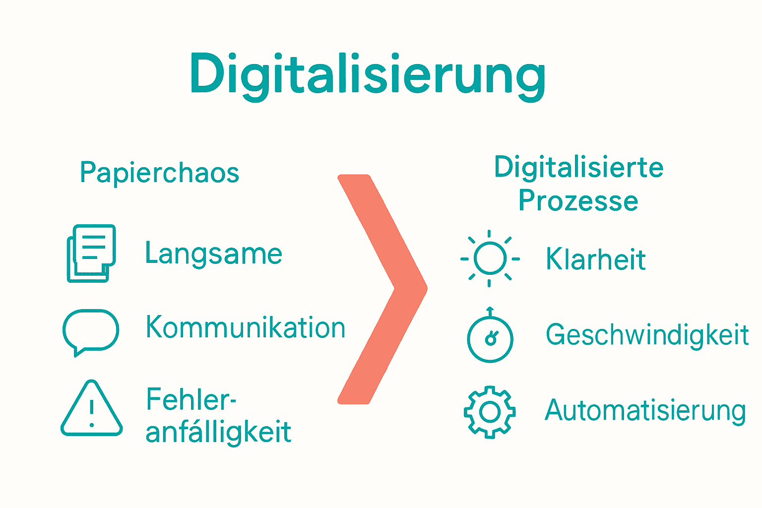 Infografik zum Vergleich digitaler und klassischer Catering-Buchungsprozesse.