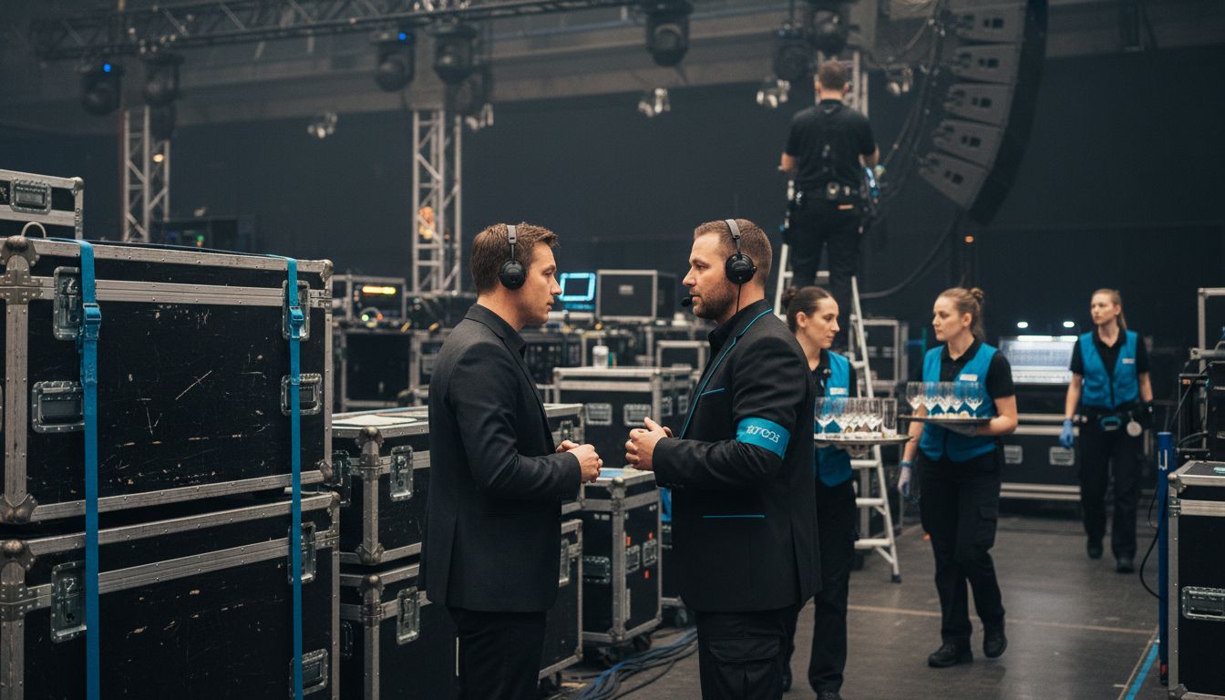 eventpersonal backstage koordination