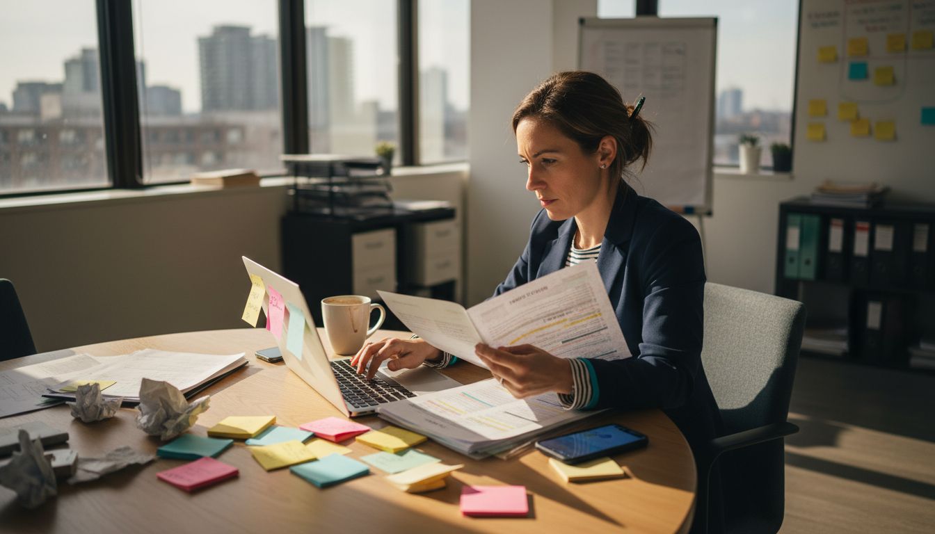 Event manager drafting event offer proposal