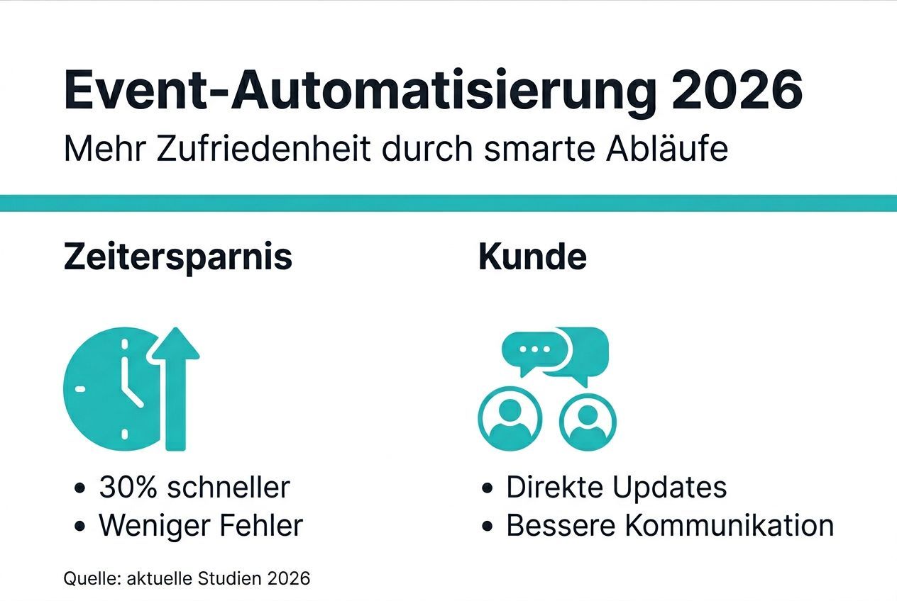 Grafik: Wie Event-Automatisierung die Teilnehmerzufriedenheit steigert