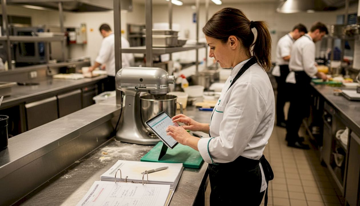Der Catering-Manager pflegt den digitalen Veranstaltungsplan und hält ihn stets auf dem neuesten Stand.